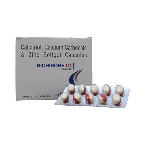 Calcium Carbonate, Calcitrol, Zinc Capsules