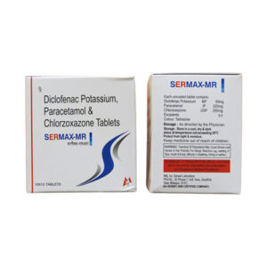Diclofenac Potassium IP 50mg + Paracetamol IP 325mg + Chlorzoxazone USP 250mg Tablets