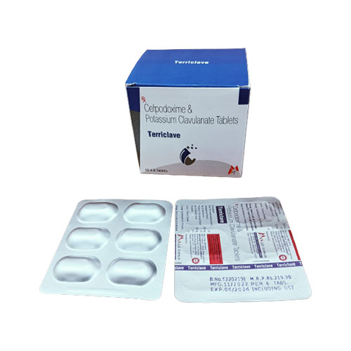 Cefpodoxime 200mg + Clavulanic Acid 125mg Tablets