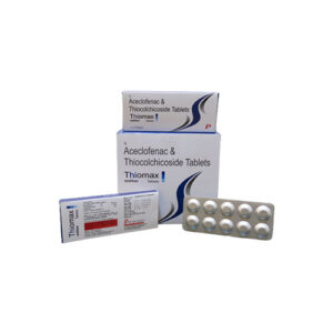 Aceclofenac 100 mg + Thiocolchicoside 4 mg Tablets