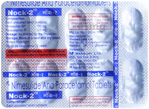 Top Nimesulide And Paracetamol Tablets in India