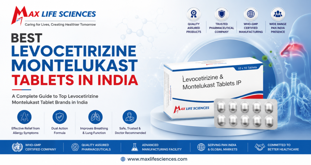 Best Levocetirizine Montelukast Tablets in India